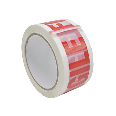 Ruban adhésif FRAGILE 50 mm × 66 m – BOPP 50μ blanc/rouge - Paquet de 6 - Marquage d'expédition-1