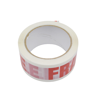 Ruban adhésif FRAGILE 50 mm × 66 m - BOPP 50μ blanc/rouge - Paquet de 6 - Marquage d'expédition-2