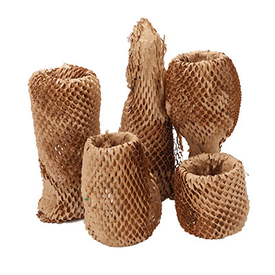 Papier de calage alvéolé Nid d'abeille - 50 cm x 100 m - Kraft, carton ondulé-3