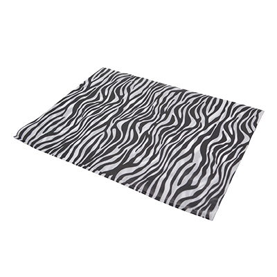 Papier de soie imprimé zèbre 50x70cm 17g/m² – Paquet de 120 feuilles - Papiers de soie-1