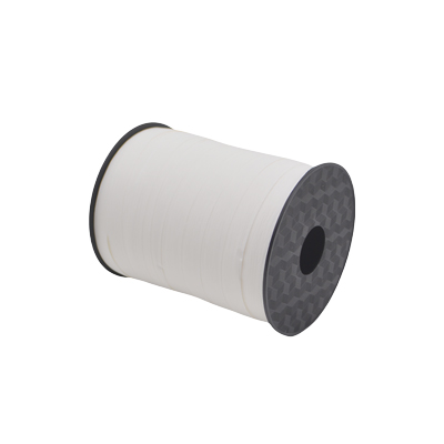 Bolduc mat blanc 10 mm x 250 m polypropylène - Bolducs unis-1