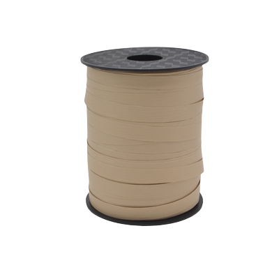 Bolduc mat beige 10 mm x 250 m polypropylène - Bolducs unis