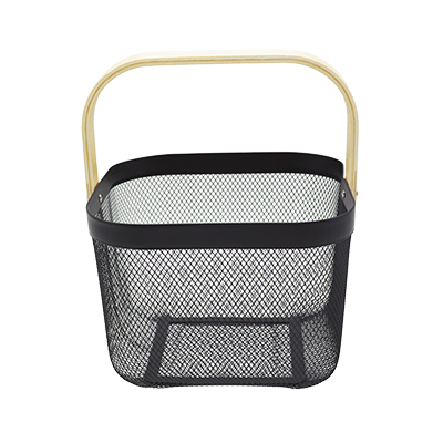 Panier libre-service métal mesh carré 8 litres - Paniers libre-service et chariots-2
