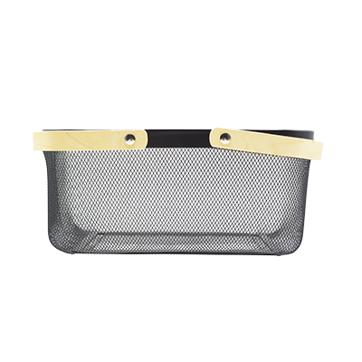 Panier libre-service métal mesh rectangle - 13 litres - Paniers libre-service et chariots-1