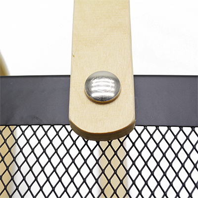 Panier libre-service métal mesh rectangle - 13 litres - Paniers libre-service et chariots-5