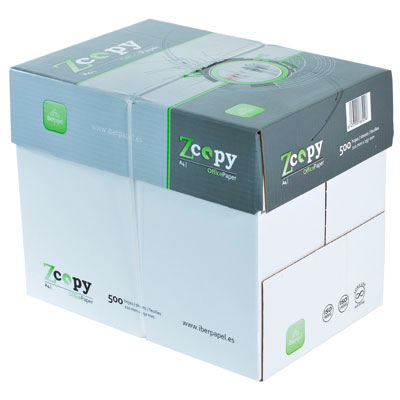 Ramette papier A4 blanc 75g Z-Copy – Boîte de 2500 feuilles - Papier imprimante-1