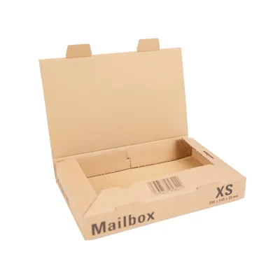 Carton d'expédition postal - Brun - 24,5 x 14,5 x 3,3 cm - Paquet de 15 - Cartons d'expédition, Boîtes d'expédition-2