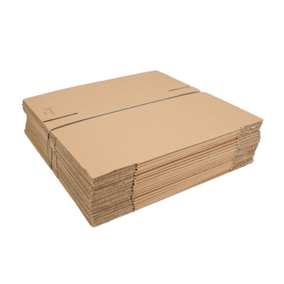 Caisse américaine carton, carton simple cannelure 30x20x18/30cm, paquet de 20 - Caisses américaines cartons-1