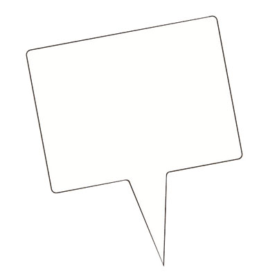 Étiquettes pique rectangles - Étiquettes à pique