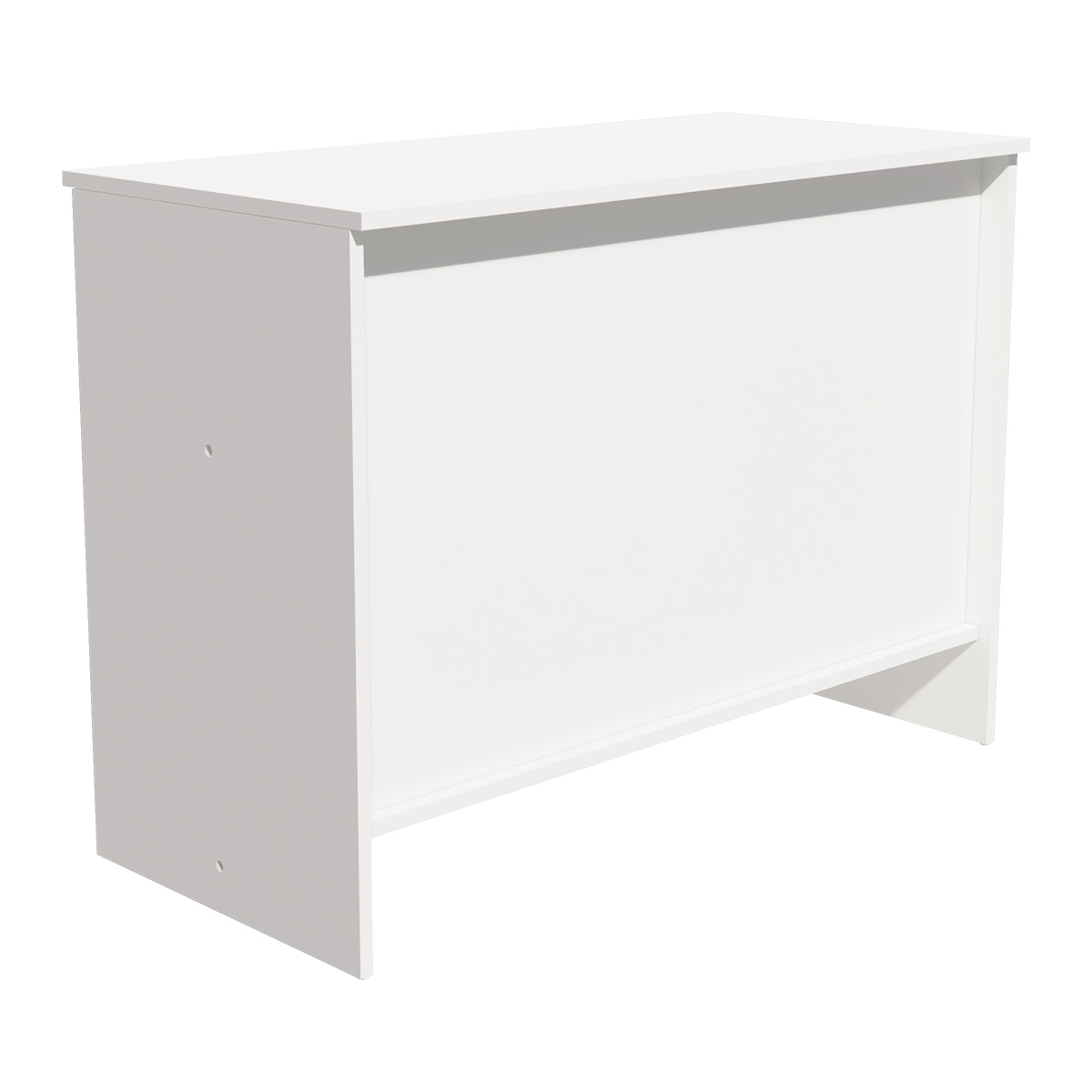 Comptoir d'accueil blanc craie 120 x 52 x 88 cm - Comptoirs One