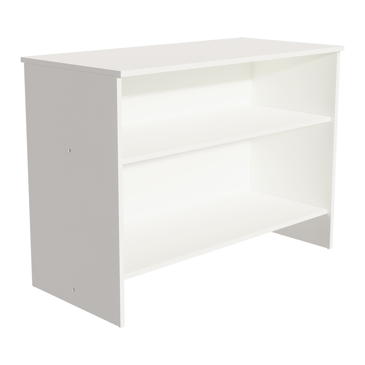 Comptoir d'accueil blanc craie 120 x 52 x 88 cm - Comptoirs One-2