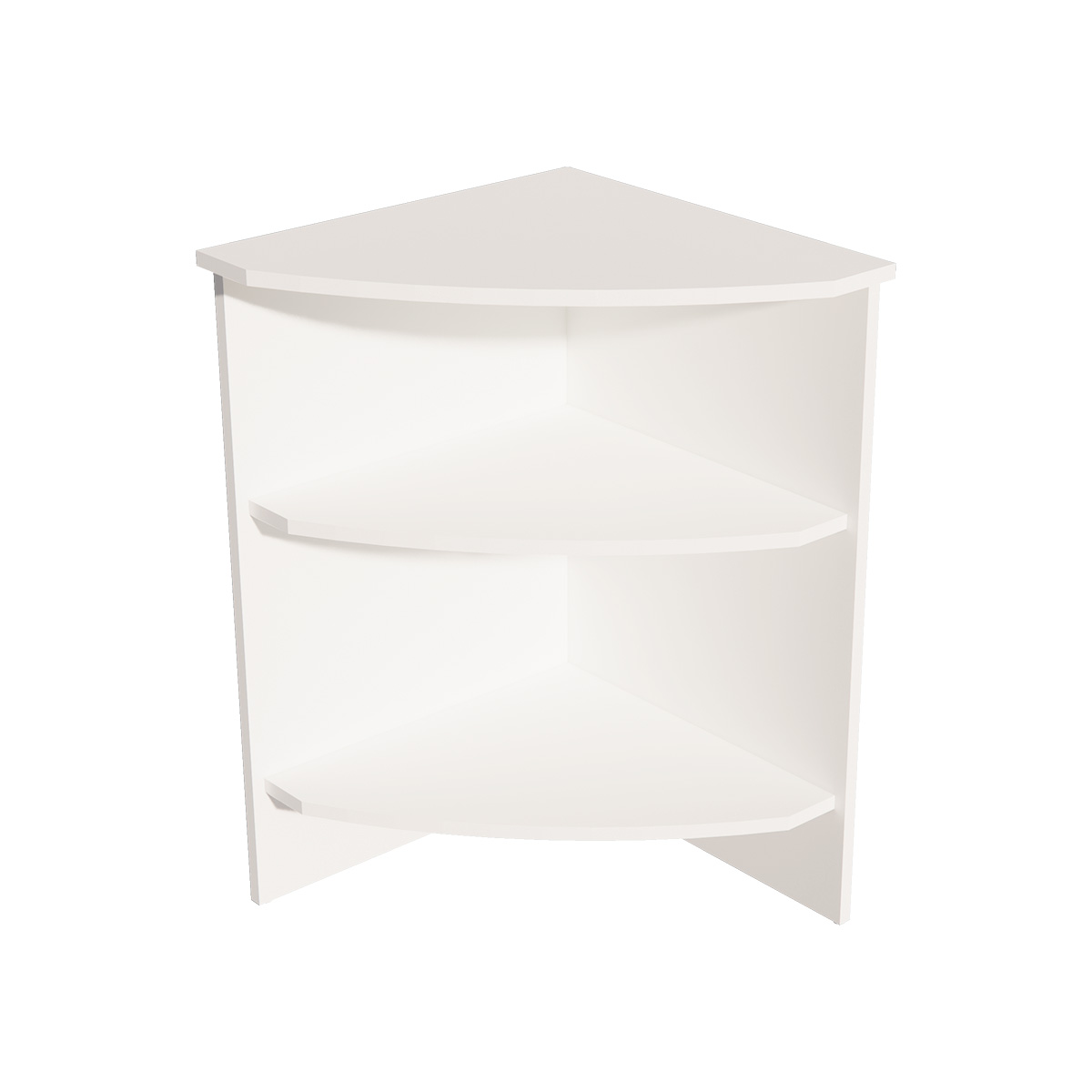 Comptoir d'angle blanc craie 52 x 52 x 88 cm - Comptoirs One