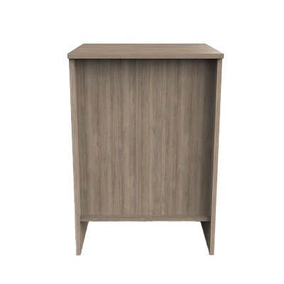 Comptoir d'accueil chêne authentique gris 60 x 52 x 88 cm - Comptoirs One-3