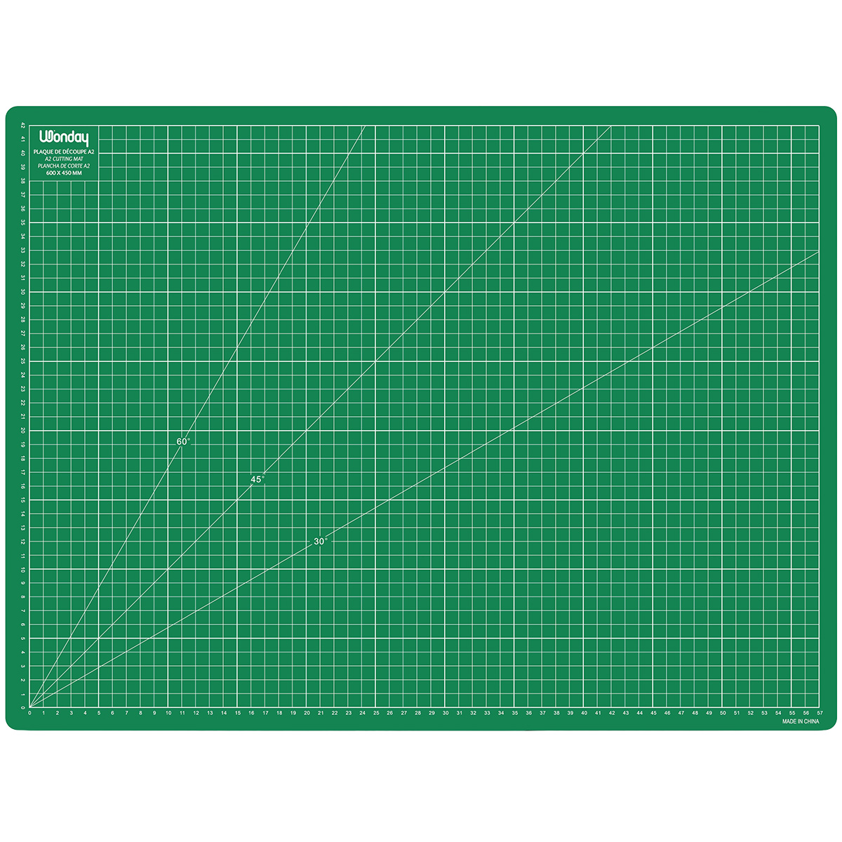 Plaque de découpe quadrillée 60 x 45 cm - Plaques de découpe