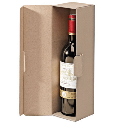 Boîtages 1 bouteille carton - Coffrets pour bouteilles de vin, Boîtes pour bouteilles de vin