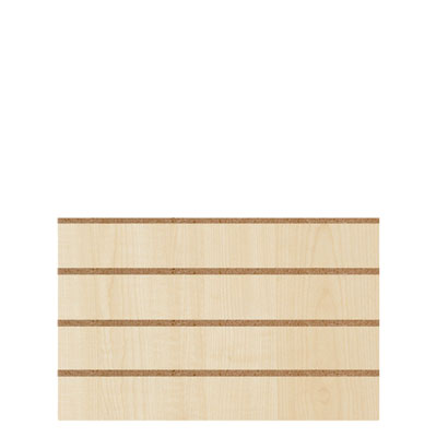 Panneau rainuré Érable, entraxe 15 cm - Ligne Memphis