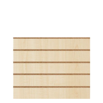 Panneau rainuré Érable, entraxe 15 cm - Ligne Memphis