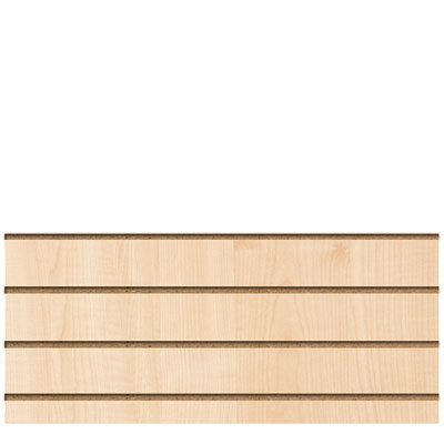 Panneau rainuré Érable, entraxe 15 cm - Ligne Memphis