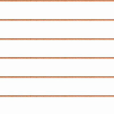 Panneau rainuré Blanc Craie, entraxe 20 cm - Ligne Crémawall