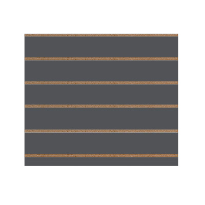 Panneau rainuré Anthracite, entraxe 15 cm - Fonds rainurés Ligne Store