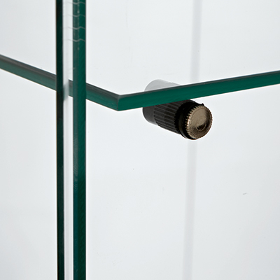 Vitrine - L 38 x P 38 x H 165 cm - Vitrines tablettes fixes-2