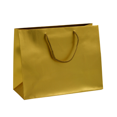 Sacs pelliculés or mat - Sacs pelliculés poignées cordelette