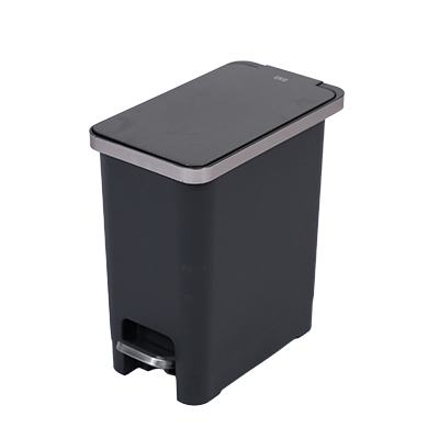 Poubelle professionnelle slim noire 10 L L 17,5 x P 29,5 x H 32 cm - Poubelles professionnelles-1