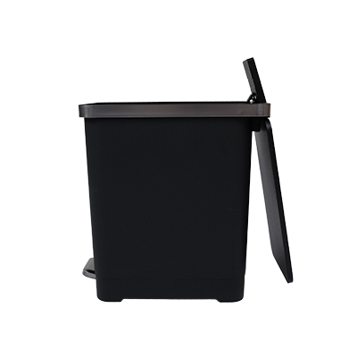Poubelle professionnelle slim noire 10 L L 17,5 x P 29,5 x H 32 cm - Poubelles professionnelles-2