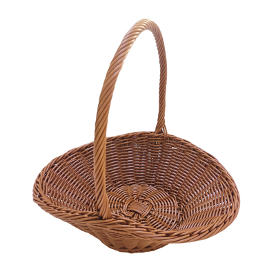 Panier papillon de présentation tressé plastique 34 x 27 x 31 cm - Vanneries