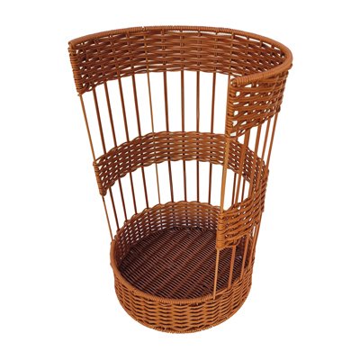 Claie à pain ronde en plastique marron ø 32 x 50 cm - Vanneries