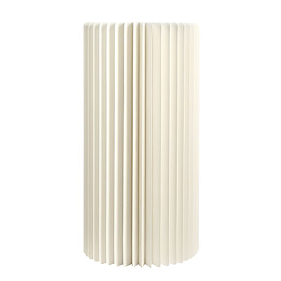 Colonne romaine en papier pliable - Blanc - ø 30 x H 60 cm - Présentoirs divers