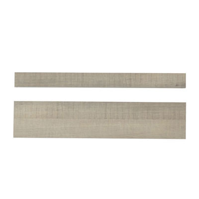 Habillage haut et bas pour comptoir chêne authentique gris 60 cm - Ligne Global