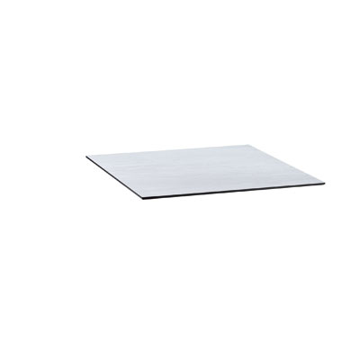 Plateau de table carré Compact blanc touch 70 x 70 cm, fixation universelle - Tables-1