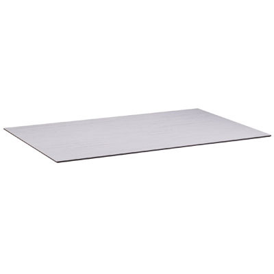 Plateau de table rectangulaire Compact blanc touch 110 x 70 cm, fixation universelle - Tables-1