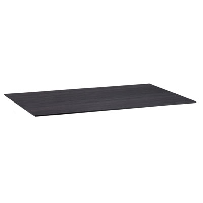 Plateau de table rectangulaire Compact wengé lusaka 110 x 70 cm, fixation universelle - Tables-2