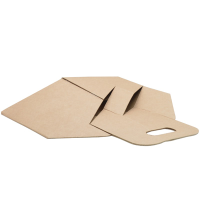 Porte-bouteilles carton kraft 4 bières 50 cl brun 15 + 15 x 32 cm, paquet de 30 - Mètres de bières, Emballages pour bouteilles de bières-2