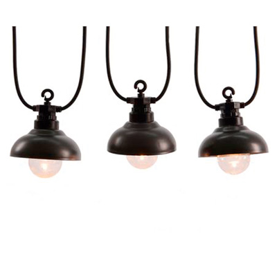Guirlande LED 20 suspensions vintage - Guirlandes extérieures