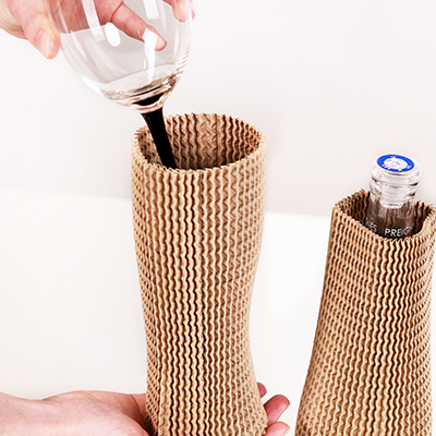 Gaine en carton ondulé - Bulles, mousse, chips-5