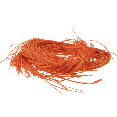 Raphia naturel orange – Paquet de 300 g - Raphias
