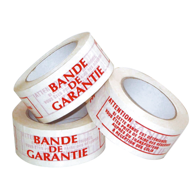 Adhésifs PVC imprimés BANDE DE GARANTIE - Les adhésifs et dévidoirs
