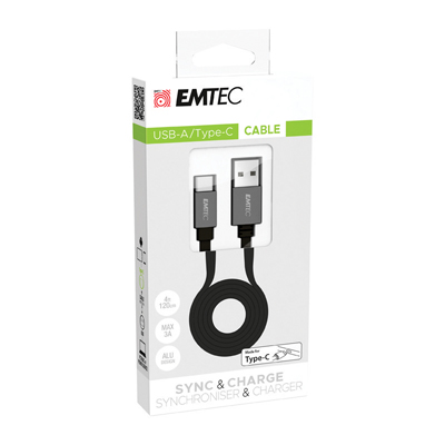 Câble USB-A vers Type-C EMTEC T700 - Supports sauvegarde