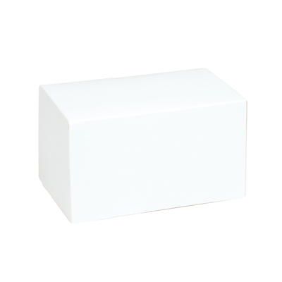 Boîte à bûche de Noël blanche 30 x 11 x H 10 cm 220 g/m² - Paquet de 25 - Boîtes à bûches