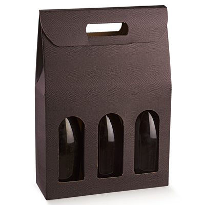 Boîtages 3 bouteilles - Coffrets pour bouteilles de vin, Boîtes pour bouteilles de vin