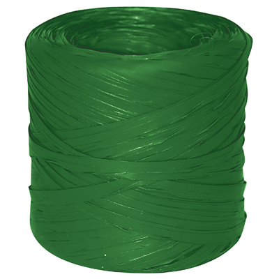 Raphia synthétique vert paon 200m - Raphias
