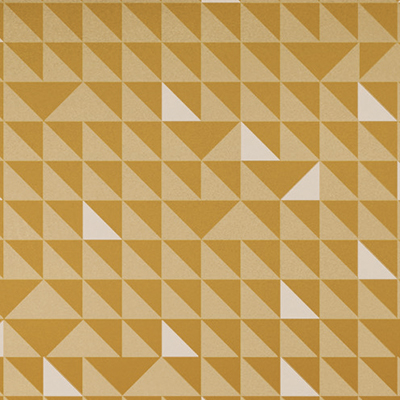 Papier cadeau Constance Gold motifs triangles kraft 69 cm x 50 m 60 g/m² – Le rouleau - Papiers cadeaux kraft à motifs