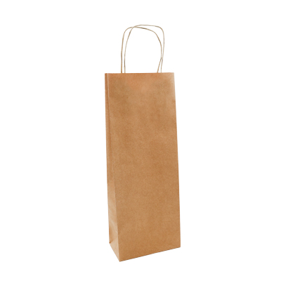 Sacs kraft 1 bouteille - Sacs pour bouteilles de vin-1