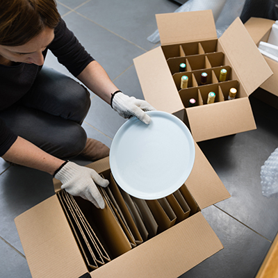 Croisillon carton séparation assiettes pour carton 36L - Caisses américaines cartons-3