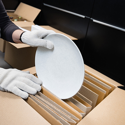 Croisillon carton séparation assiettes pour carton 36L - Caisses américaines cartons-4