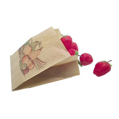 Sacs kraft fruits et légumes - Sachets kraft alimentaires-2