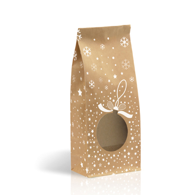 Sachets SOS avec fenêtre Snow - Sachets confiserie